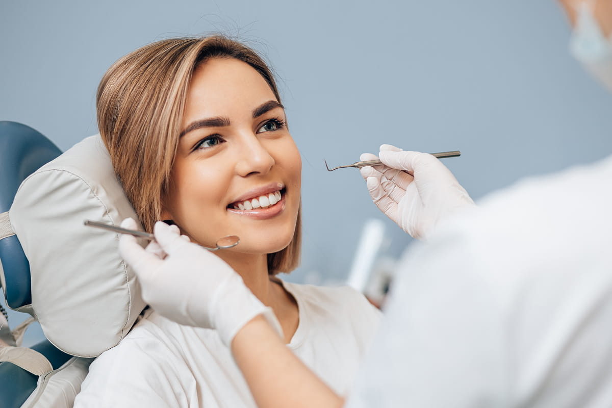 dentist and patient