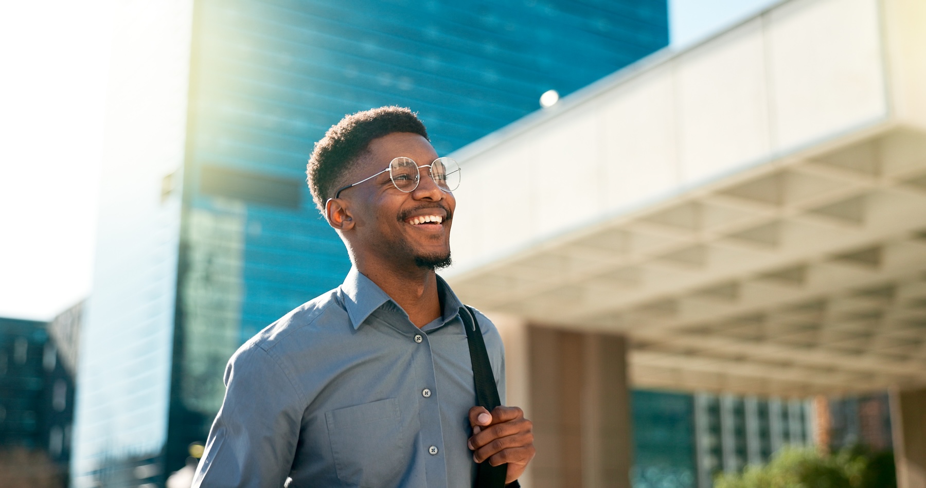 smiling man